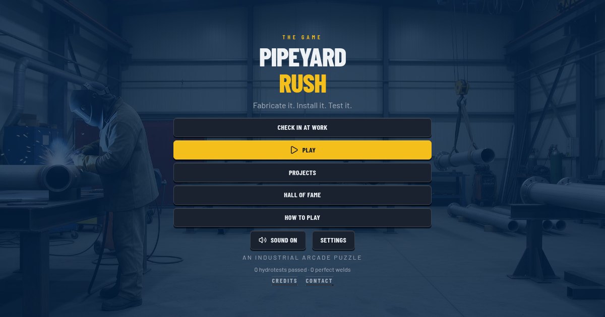 PIPEYARD RUSH cover